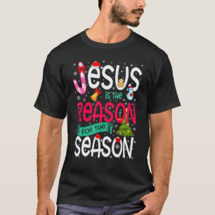 Jesus Is The Reason For The Season Christmas Paja T-Shirt