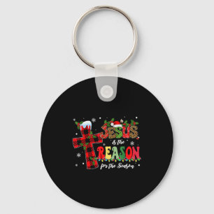 Jesus Is The Reason For The Season Christmas Xmas Keychain