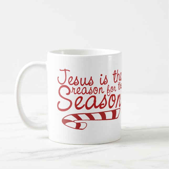 Jesus is the Reason for the Season  Coffee Mug (Left)