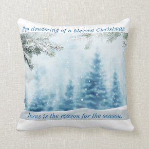 Jesus is The Reason for the season collection Throw Pillow