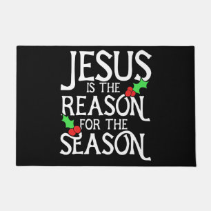 Jesus is the reason for the season doormat