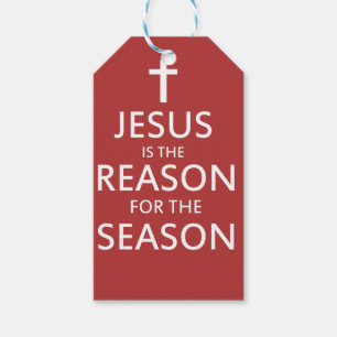 Jesus is the reason for the season gift tags