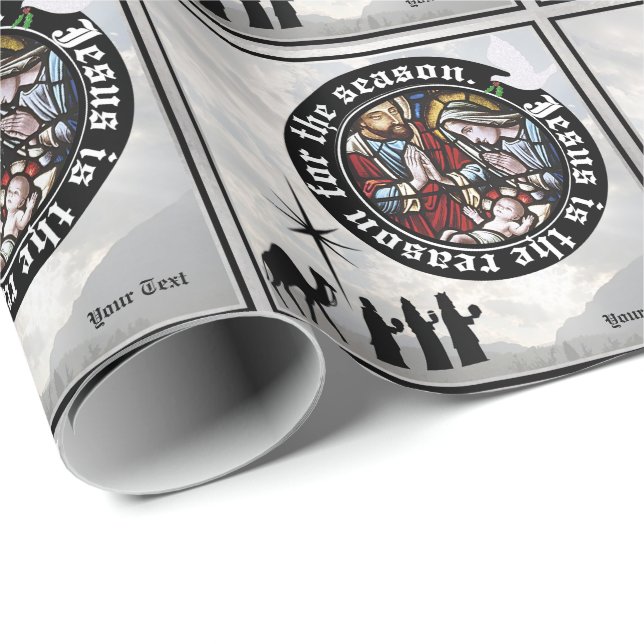 Jesus Is The Reason For The Season Gift Wrap (Roll Corner)