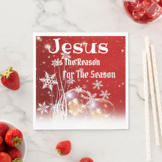 Jesus is the Reason for the Season Paper Napkin