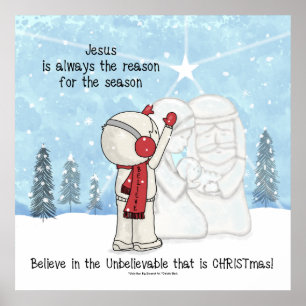Jesus is the Reason for the Season Poster