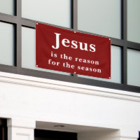Jesus is the Reason for the Season Red Christmas