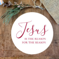 Jesus is the reason for the season Red Christmas