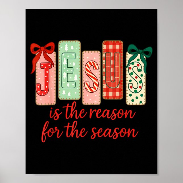 Jesus Is The Reason For The Season, Retro Jesus Ch Poster (Front)