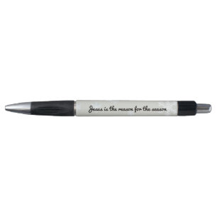 Jesus is the Reason for the Season Winter Scene Pen