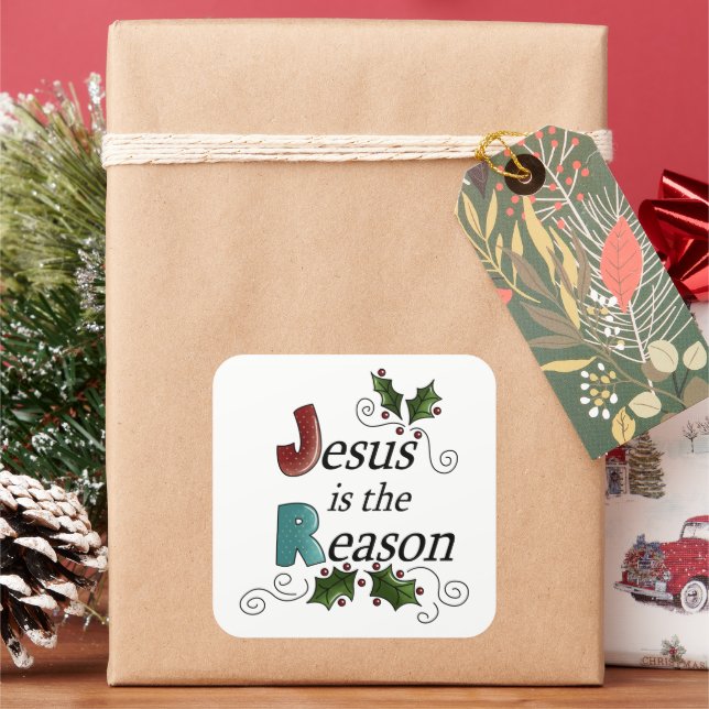 Jesus Is The Reason sticker (Holiday)
