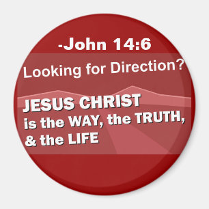 Jesus is the way Customize It Magnet