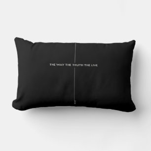 Jesus is the way, the truth and the life john 14V6 Lumbar Pillow
