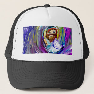 Jesus Is way wave love Trucker Hat