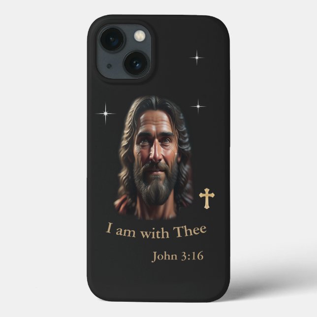 Jesus is with thee Case-Mate iPhone case (Back)