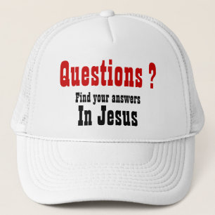 Jesus is your answer trucker hat