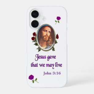 Jesus John 3:16 iPhone 16 Case
