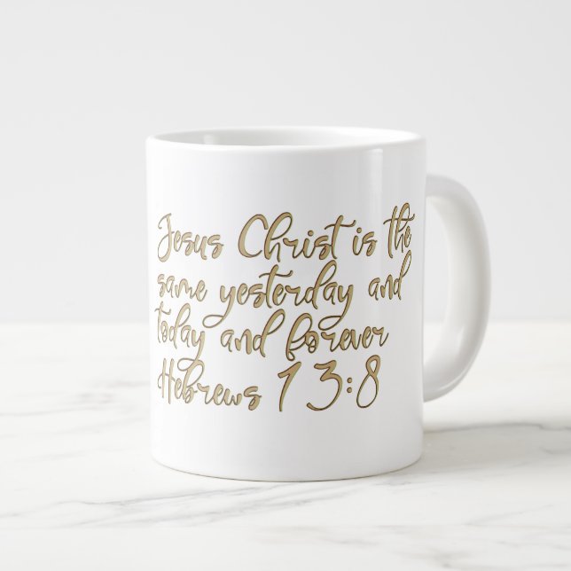 Jésus - Jumbo Mug (Devant droit)