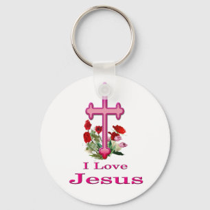 Jesus keychain