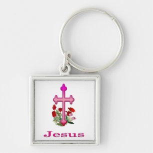 Jesus keychain