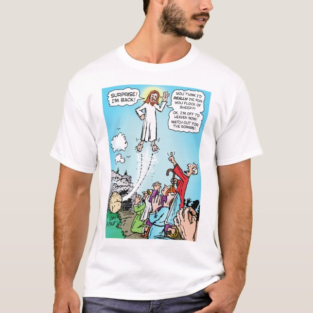 Jesus KINDA died for our sins! - T-Shirt (Front)