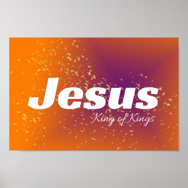 Jesus, King of Kings, Christian concert poster (Front)