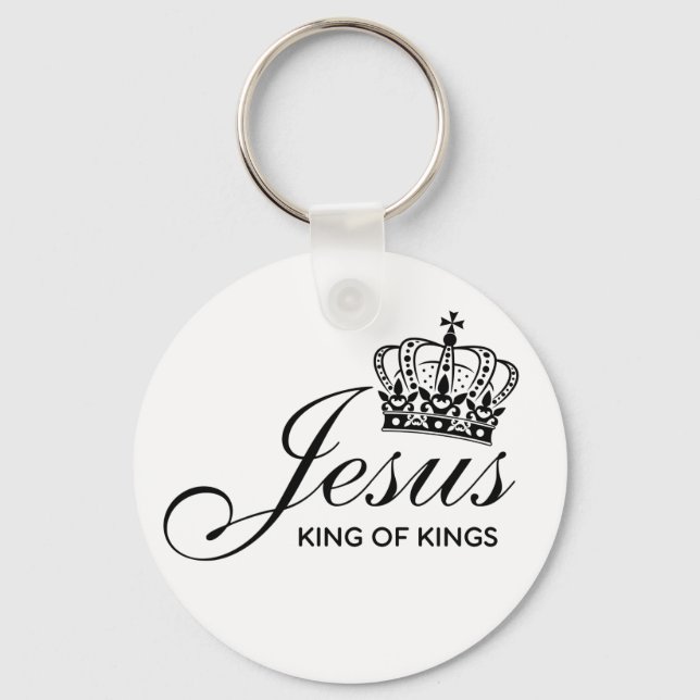 Jesus KING OF KINGS Keychain (Front)