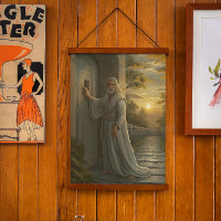 Jesus Knocking on a Rustic Door