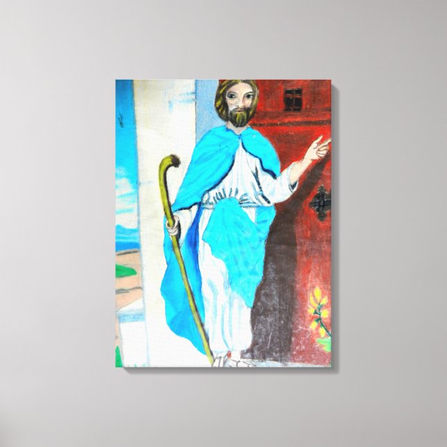 JESUS KNOCKS canvas (Front)