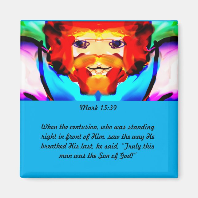 Jesus  know love  wooden box sign magnet keychain (Front)