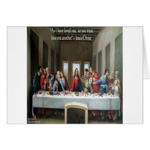 Jésus @ la Dernière Cène "Aimez-vous les uns les a