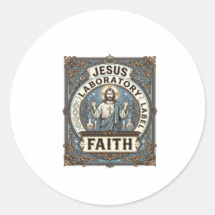 Jesus Laboratory Label Faith Jesus Laboratory Chri