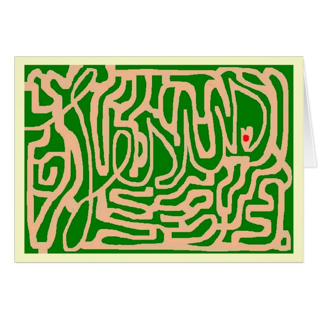 Jésus labyrinthe de la vie (Devant horizontal)