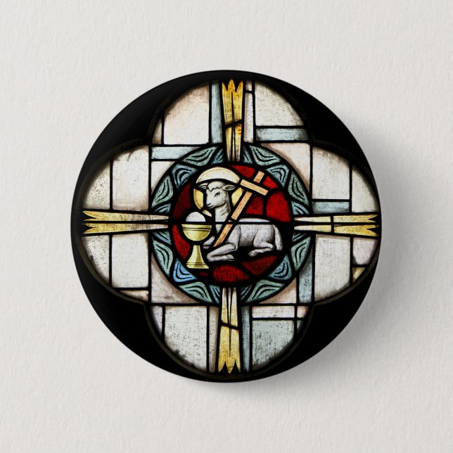 Jesus Lamb of God 2 Inch Round Button (Front)