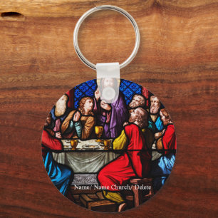 Jesus last meal with his disciples keychain