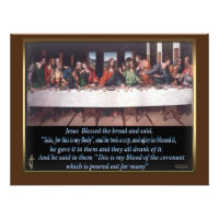 Jesus last supper canvas painting