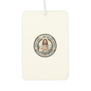Jesus Laundry Chores Humour Shirt Christian Graphi Air Freshener