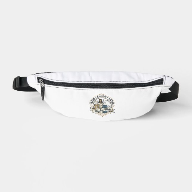 Jesus Laundry Label Washed White Jesus Laundry Was Fanny Pack (Front)