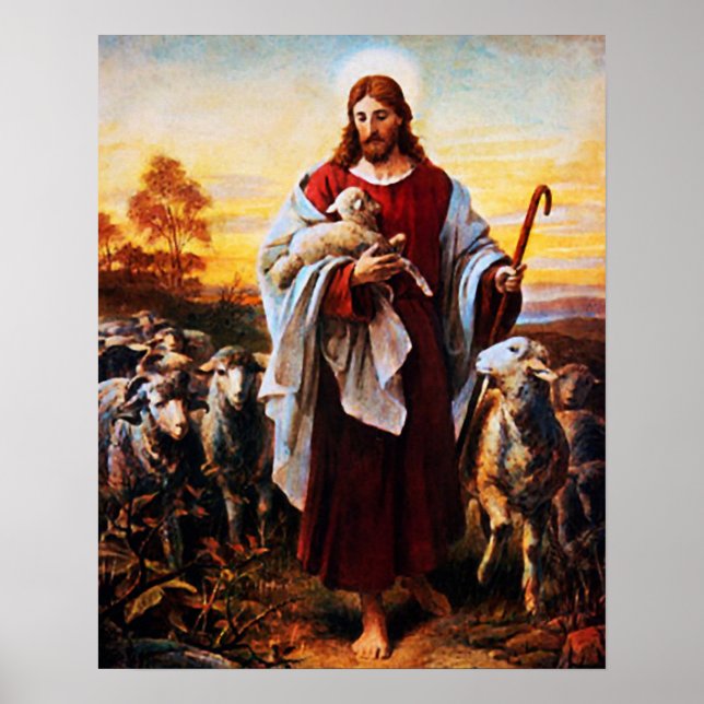 Jesus Le Bon Berger 01 Poster A (Devant)