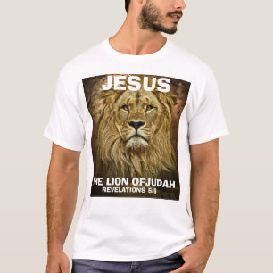 JÉSUS le LION DE JUDAH, T-shirts chrétien
