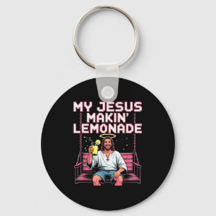 Jesus Lemonade Funny Christian Meme Keychain