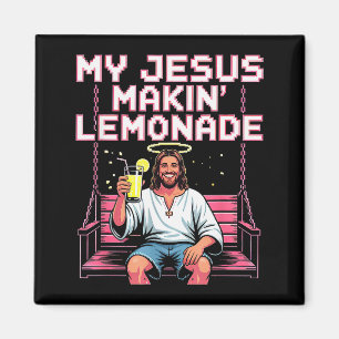 Jesus Lemonade Funny Christian Meme Magnet