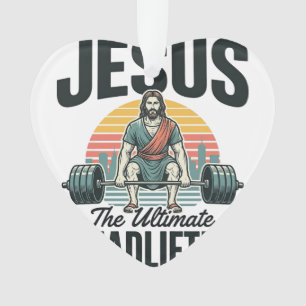 Jésus l'haltérophile ultime vintage
