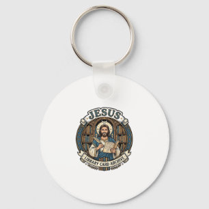 Jesus Library Card Archive Jesus Library Card Arch Keychain
