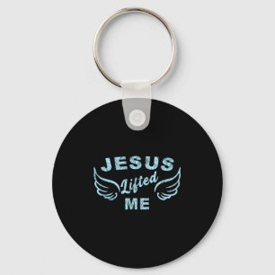 Jesus Lifted Me - Christian Faith Based Edgy  Keychain