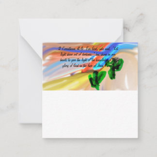 Jesus light of  world card