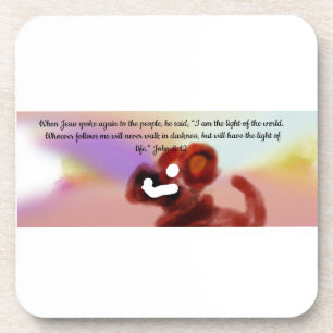 jesus light world coaster