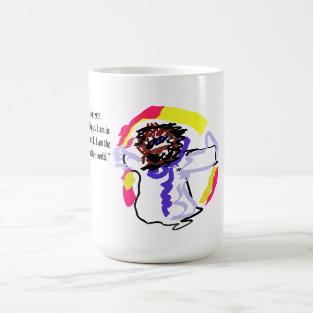 jesus light world  coffee mug (Center)