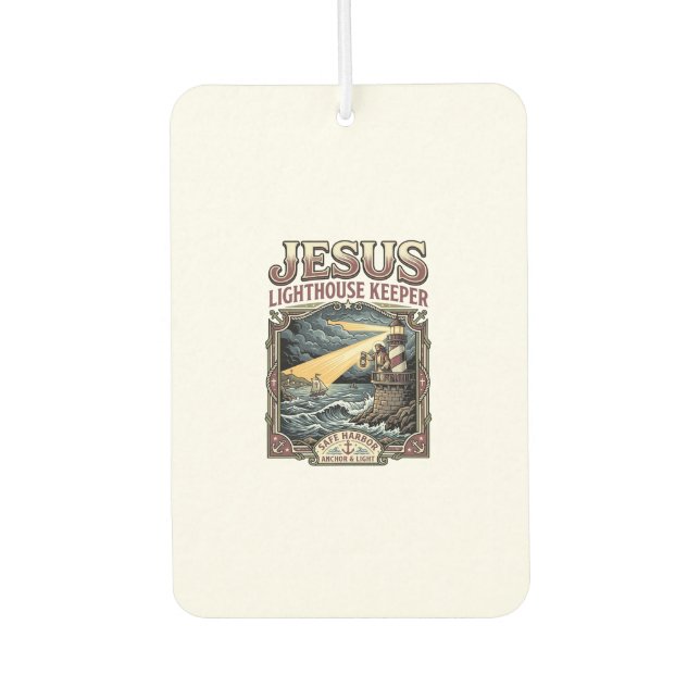 Jesus Lighthouse Keeper Jesus Lighthouse Keeper Ch Air Freshener (Front)
