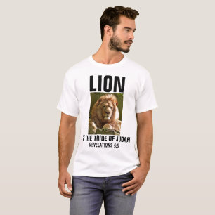 JÉSUS, LION DE LA TRIBU DE JUDAH, T-shirts