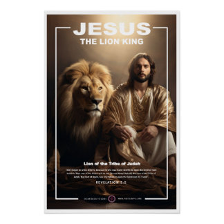 Jesus - Lion King 1 Poster